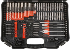 Set 246 piese de burghie și biți MaxRom în valiză, pentru lemn, metal și beton, cu accesorii complete de găurire și înșurubare - Img 6