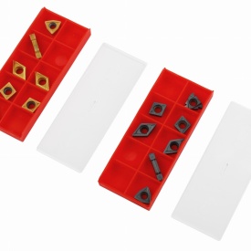 Set 28 piese cuțite de strung 20x20 mm KraftDele KD1072, cu plăcuțe și chei pentru prelucrare metal - Img 7