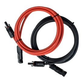 Set 2x Cablu prelungitor pentru panouri solare MC4 2m - Img 3