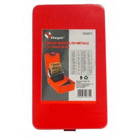 Set burghie metal in cutie metalica 29 de elemente 12.7mm VERKE V05071 – Kraft&Dele