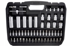 Set chei tubulare MaxRom 108 piese în valiză, pentru service auto, atelier și lucrări mecanice de precizie - Img 4