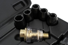 Set cheie de impact pneumatică 1/2 KraftDele KD1422 cu clichet pneumatic, tubulare CrV și valiză - Img 7