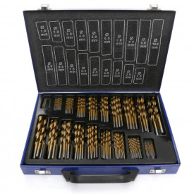 Set de 170 burghie de titan HSS-TIN pentru metal TA1313 Tagred - Img 1