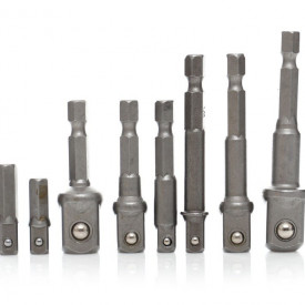 Set de 8 adaptoare pentru bormasina 1/4 3/8 1/2" TA1072 TAGRED - Img 1