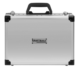 Set de scule KraftDele KD11353, 90 piese, în valiză din aluminiu, cu tubulare, chei, biți, șurubelnițe și clești - Img 10