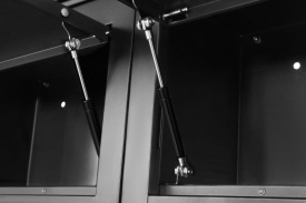 Set mobilier atelier profesional KraftDele KD5861 – banc de lucru cu dulapuri, sertare și panou perforat, 260 cm - Img 11