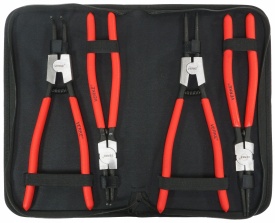 Set profesional 4 clești pentru inele de siguranță Seeger 13" / 320 mm, exteriori și interiori, MaxRom - Img 3