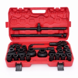 Set profesional de tubulare de impact hexagonale 3/4 inch, 26 piese, cu valiză KraftDele KD11758 - Img 4