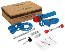 Set profesional KraftDele KD5938 pentru îndreptarea și repararea aripilor și pasajelor roților auto - Img 2