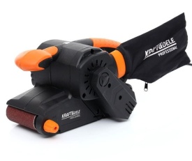 Șlefuitor cu bandă KraftDele KD1679, 1850W, bandă 76x457 mm, pentru lemn, metal, tencuială și plastic