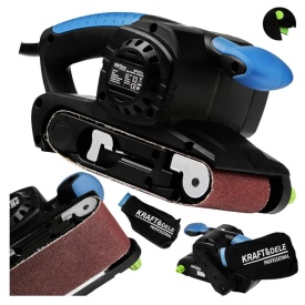 Șlefuitor cu bandă KraftDele KD1679-Z 1850W pentru suprafețe mari, lemn, plăci și pregătirea înainte de vopsire - Img 2