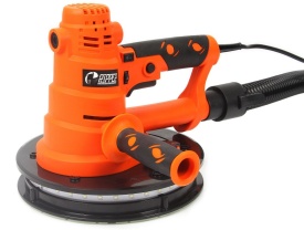 Șlefuitor pentru gips și tencuieli Mar-Pol M90202, disc 180 mm, LED 360°, reglaj turație, pornire lină și sistem de aspirare praf