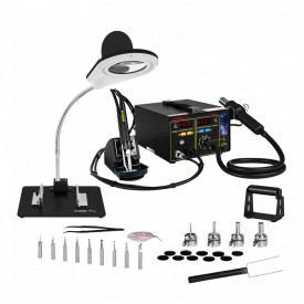 Statie de lipit cu aer cald 4 in 1 75+550 W 480C S-LS-16 Stamos 10021025 - Img 1