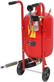 Statie de sablare profesionala cu nisip mobila 38L 400–700 l/min MXK5854 - Img 8