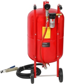 Statie de sablare profesionala cu nisip mobila 80L 400–700 l/min MXK5855 - Img 9