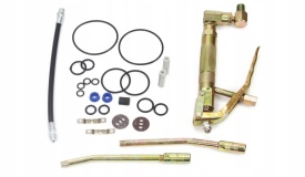 Stație pneumatică de gresare Mar-Pol 12L, pompă de gresare cu furtun 5 m și pistol rotativ pentru utilaje și echipamente cu niplu M78059 - Img 9