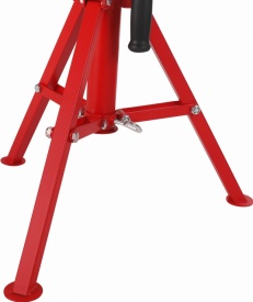 Stativ profesional pentru țevi KraftDele KD3512 – Capacitate 1340 kg, Înălțime reglabilă 71-132 cm, Suport industrial masiv - Img 4