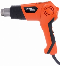 Suflantă cu aer cald 2000W KraftDele KD3029 – LCD, 50–630°C, 300–500 L/min, 4 duze