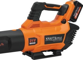 Suflantă de frunze cu acumulator KraftDele KD3446, 21V, 2 x 4Ah, 3 trepte de viteză, până la 330 km/h - Img 9