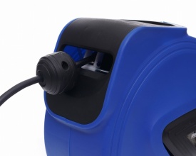 Tambur automat pentru cablu electric 15 m KraftDele KD4028, prelungitor retractabil pentru atelier, casă și grădină - Img 5