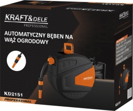 Tambur automat pentru furtun de grădină KraftDele KD2151, montaj pe perete, 15 m + 1,5 m, 1/2 inch - Img 10