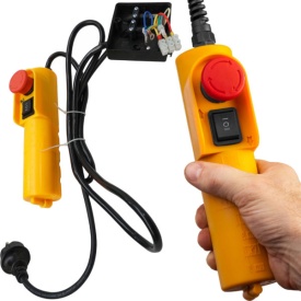 Telecomandă cu fir pentru troliu electric de construcții 125/250 kg MaxRom, control sigur și precis - Img 2