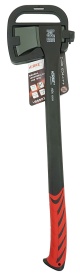 Topor universal MaxRom 1500 g, 70 cm, cu cap din oțel carbon și mâner din fibră de sticlă, pentru tăiere și despicare lemn - Img 5
