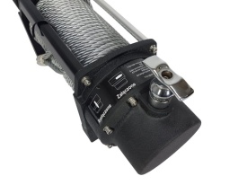 Troliu auto electric BJC 12000lbs M80811 – 5440kg, 12V, 6.6 CP, cablu oțel 9.1mm×28m, telecomenzi incluse - Img 4