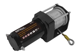 Troliu auto electric KraftDele KD2195, 1500W, 12V, 3000 lbs / 1361 kg, cu telecomandă fără fir și cablu de 13,5 m