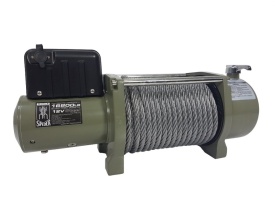 Troliu electric 12V 16800 lbs Spider Winch M80821 – troliu profesional auto, cablu oțel 28 m, pentru platformă auto și off-road - Img 2
