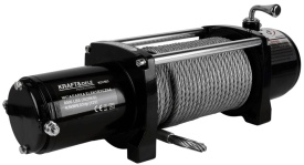 Troliu electric auto 12V KraftDele KD1563, 8000 lbs / 3629 kg, cu cablu de oțel 28 m, telecomandă și husă - Img 5