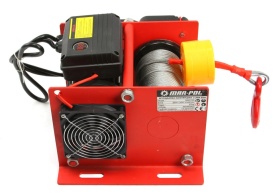 Troliu electric cu cablu 30 m Mar-Pol M80785, capacitate 300/600 kg, 230V, pentru atelier, garaj și șantier - Img 2
