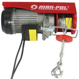 Troliu electric cu cablu Mar-Pol 300/600 kg, 1200 W, 230 V, ridicare 12 m/6 m, pentru garaj, atelier și șantier - Img 3