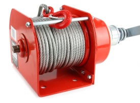 Troliu manual cu cablu 1000kg MAR-POL M80746 – lungime 40m, cablu 8mm, mecanism JHW cu frână ciernă - Img 3