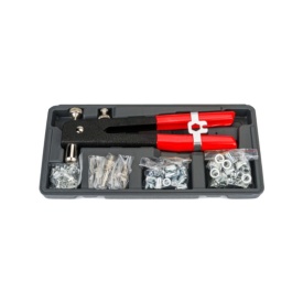 Trusa cu dispozitiv de nituire manual M3-M8 106 elemente KD10555 Kraftdele