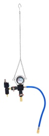 Trusă profesională pentru testarea etanșeității sistemului de răcire KraftDele KD12501 – 28 piese, Manometru 0-2.5 bar, Adaptor universal, Set complet - Img 3
