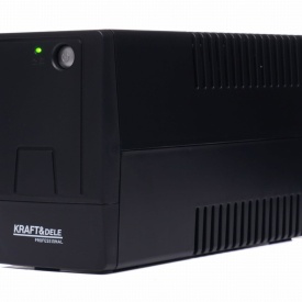 UPS 1000VA 600W KraftDele KD1927 cu afișaj LED, sursă de alimentare neîntreruptibilă pentru protecția echipamentelor sensibile - Img 2