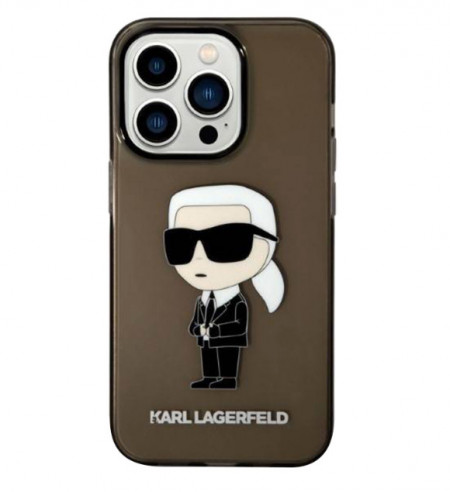 Futrola Karl Lagerfeld IML NFT Ikonik za Iphone 14 Pro crna