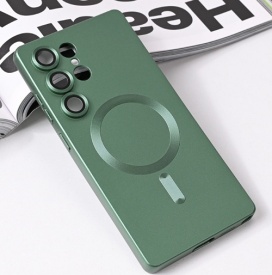 Futrola Magsafe Chrome za Samsung Galaxy S25 Ultra zelena