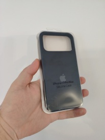 Futrola za iPhone 17 Pro Max silikonska Logo crna