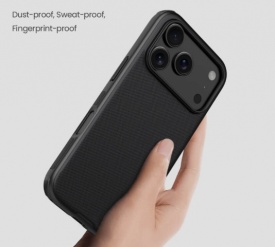 Futrola za iPhone 17 Pro Max nillkin scrub crna