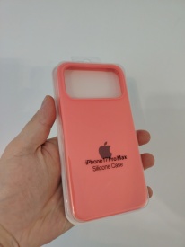 Futrola za iPhone 17 Pro Max silikonska Logo narandzasta