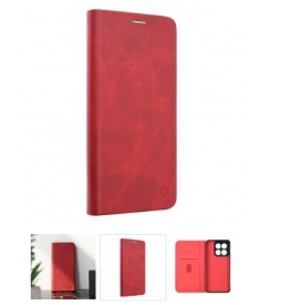 Futrola maska za Honor X7d Elegant flip crvena