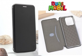 Futrola maska za Honor X8C Flip preklopna crna