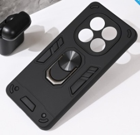 Futrola Hard Ring za Xiaomi Redmi Note 14 Pro Plus crna