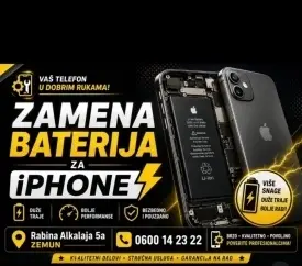 Zamena baterije za iPhone 14 pro – servis Beograd