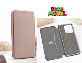 Futrola maska za Honor X8C Flip preklopna roze