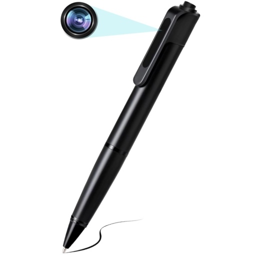 Писалка със скрита камера iUni W9 Pro, Full HD, Cлот за Micro SD карта, Aудио-видео запис, Фотография
