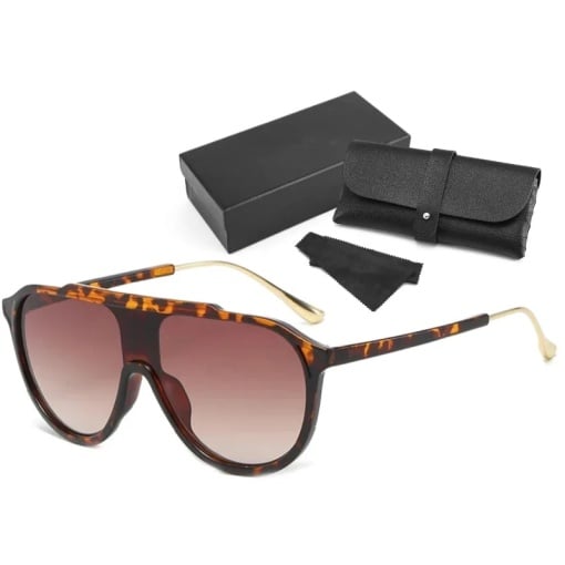 Слънчеви очила iUni iEye Aviator, UV400, с животински принт