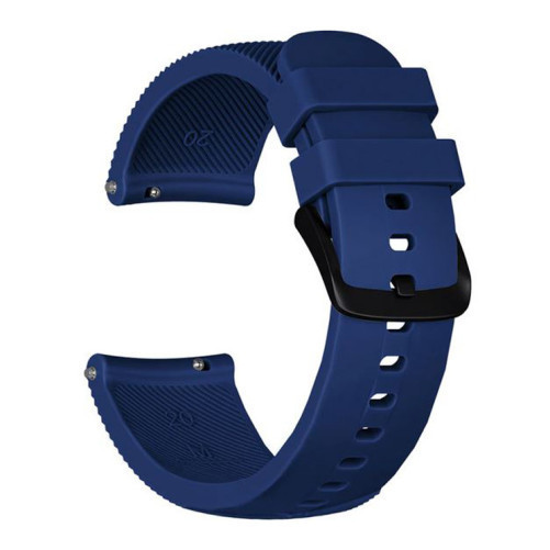 Каишка iUni 20 мм за Gear S2 Силикон Midnight Син